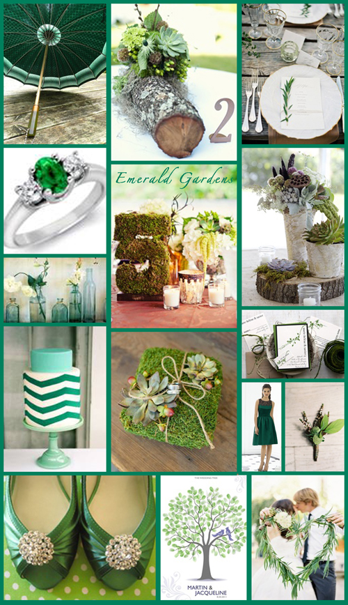 green wedding inspiration